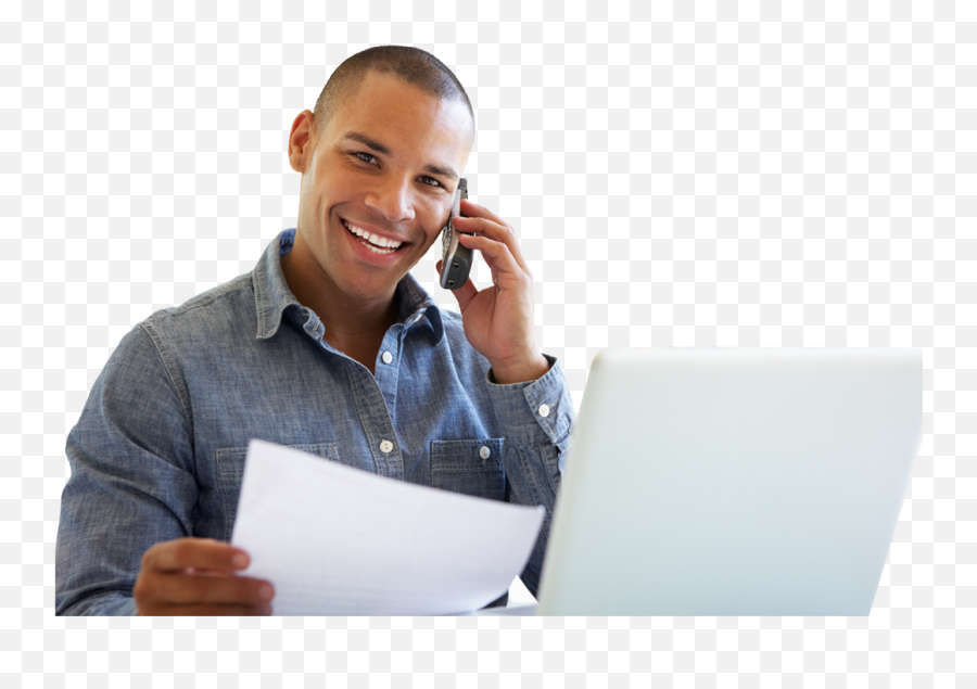 Residential Tech Support Plans - Man Talking On Moble Png,Tech Support Png