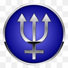 Neptune Planet Astrology - Neptune Symbol Png Planet,Neptune Png
