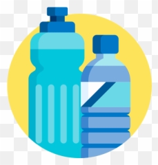 Water Bottle Sport Sports Free Icon - Icono Botella Agua Png