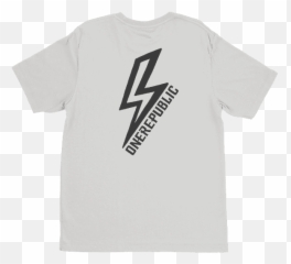 White Lightning Bolt Tee - Shirt Wwf png