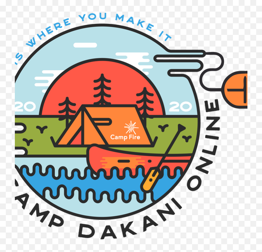 Camp Dakani Offers Virtual Summer - Lake Badge Logo Png,Summer Camp Icon