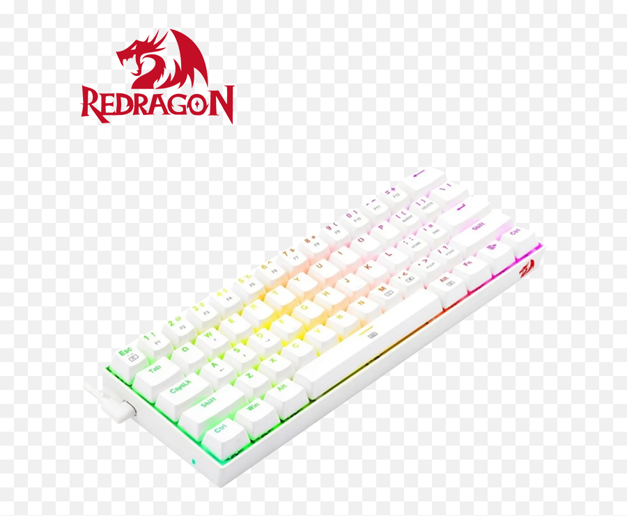 Teclado Gaming Redragon Dragonborn White K630w - Rgb Teclado Redragon Dragonborn K630w Rgb Peru Png,Dragonborn Icon