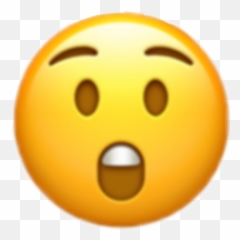 Download Iphone Emoji Emojis Iphoneemoji Omg Emojisticker - De Asombro Png