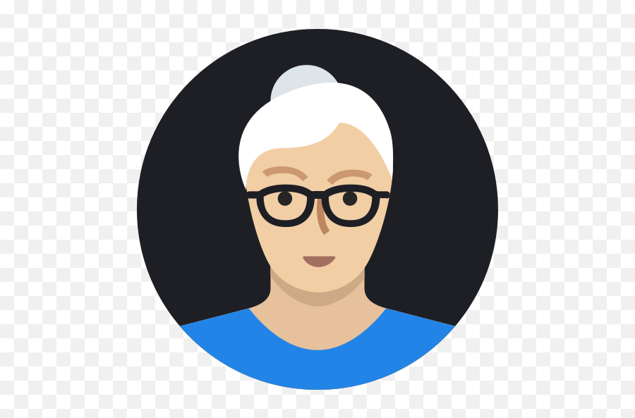Old Lady Hair Png Picture 684891 - Old Woman Icon,Old Lady Png
