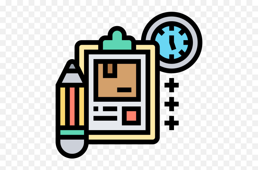 Checklist Document Schedule Logistic Shipment Free Icon - Icon Png,Logistic Icon