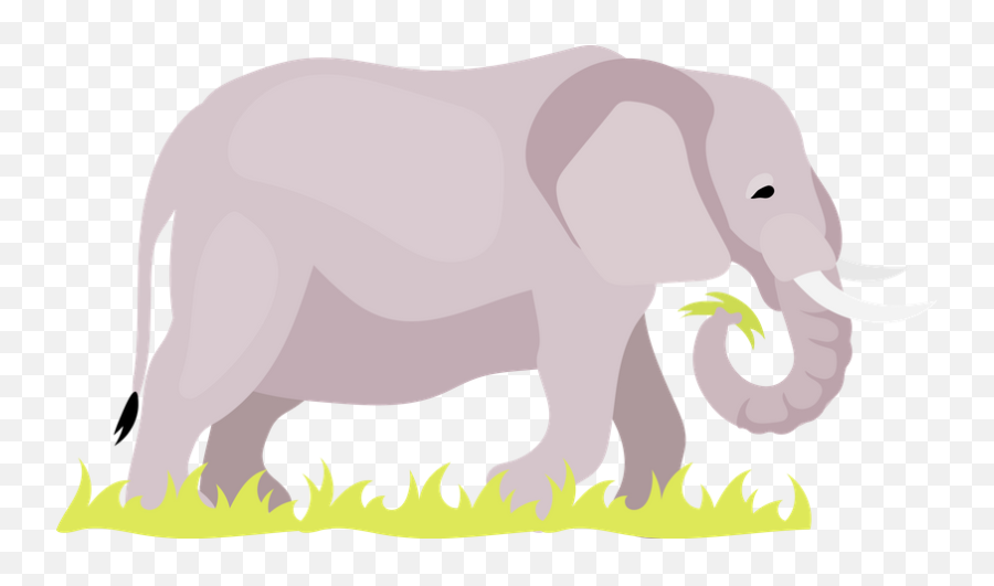 Elephant Icon - Download In Glyph Style Elephant Eating Grass Clipart Png,Elephant Tusk Icon