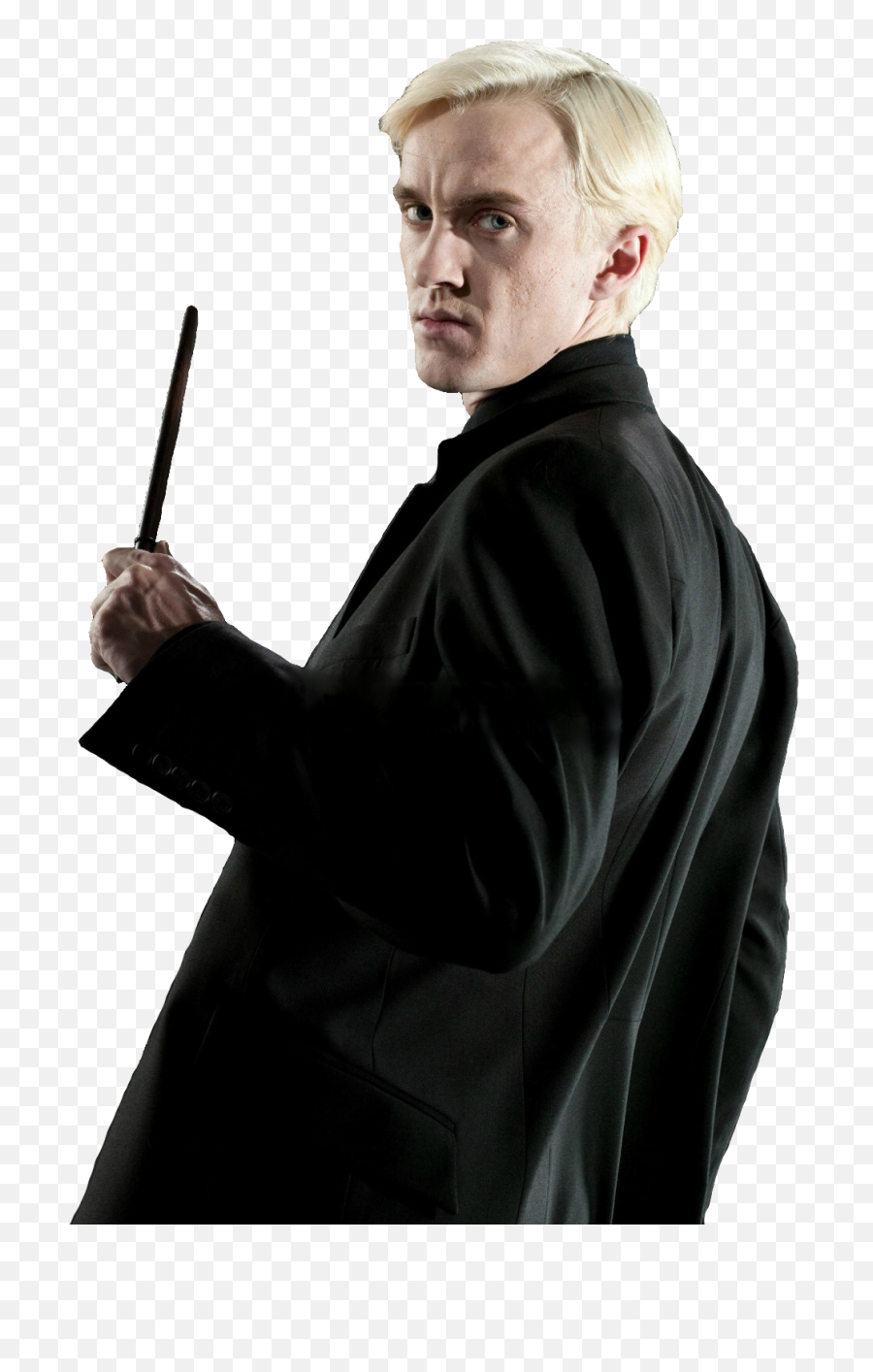 Draco Malfoy Harry Potter And The - Draco Malfoy With Wand Png,Draco Png