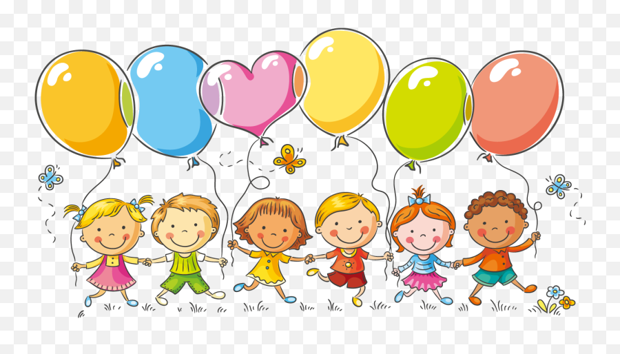 Download Free Play Behavior Balloon Day Human Child The Icon - Kids With Balloons Clipart Png,Behavior Icon Png