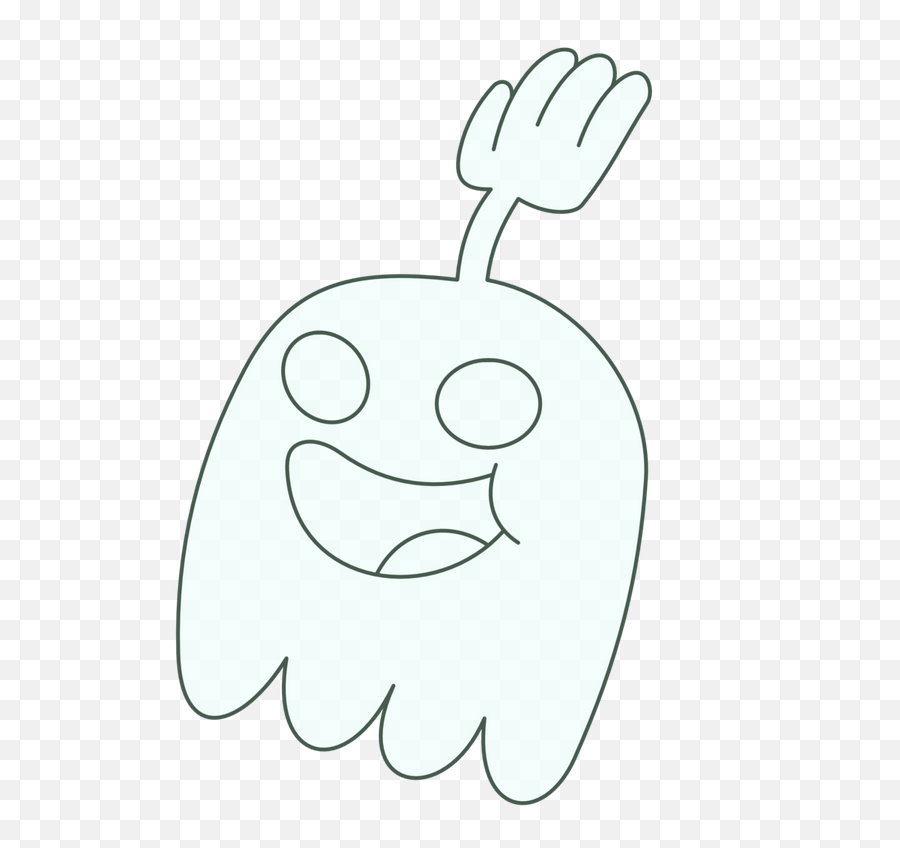 Another Happy High Five Ghost By Kol98 - Mordecai Hi Five Ghost Png,High Five Png