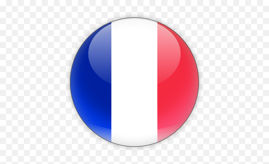 Round Icon - France Flag Circle Png,French Flag Png