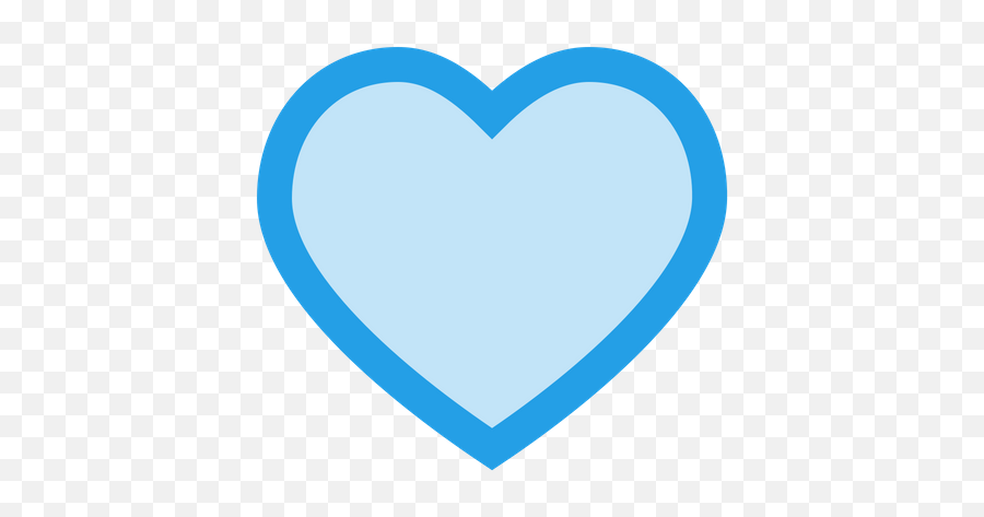 Heart Icon Of Colored Outline Style - Heart Png,Transparent Heart Outline
