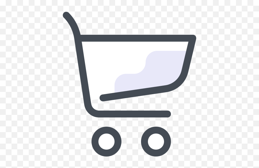 Shopping Trolley Icon In Pastel Style - Transparent Cart Icon Png,Streetcar Icon