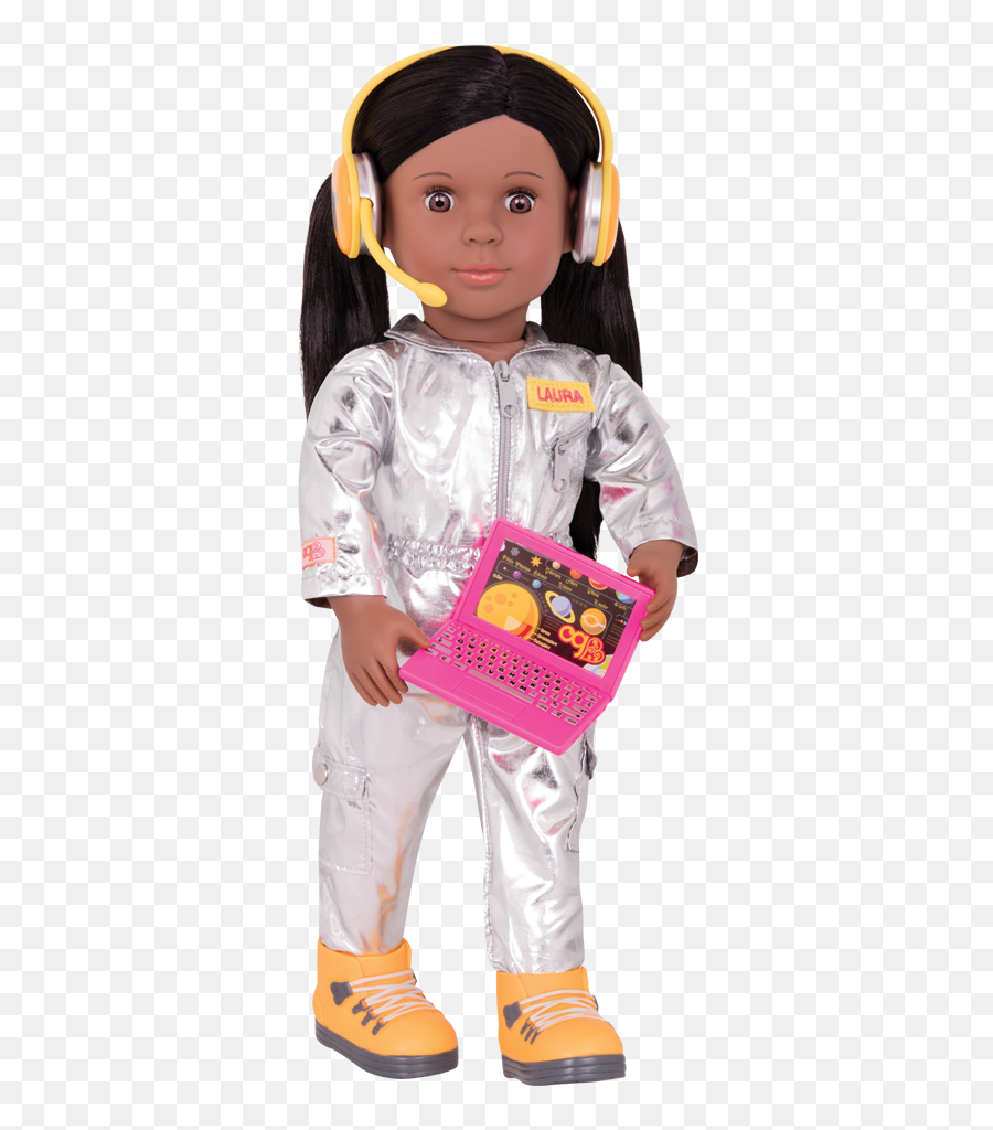 Laura Astronaut Doll 18 - Inch Doll Brown Hair Our Generation Our Generation Astronauta Png,Make Your Own Dollz Icon