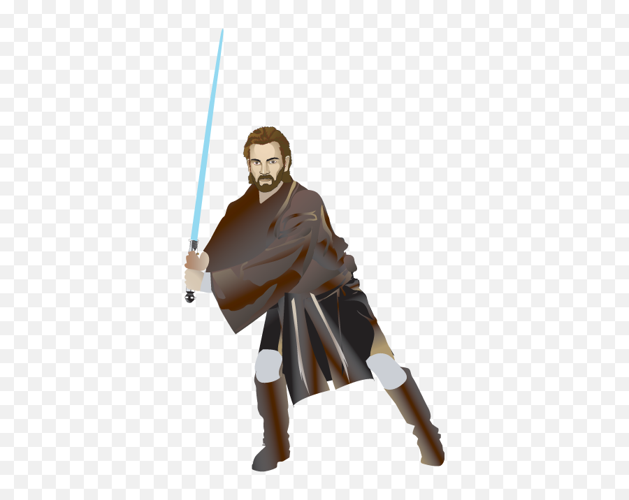 Download Vinilo Decorativo Obi Wan - Star Wars Vector Png,Obi Wan Kenobi Png