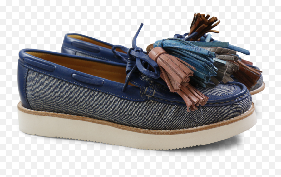 Bea 4 Salerno China Blue Jeans Light Tassel Multi New - Shoe Png,Blue Jeans Png