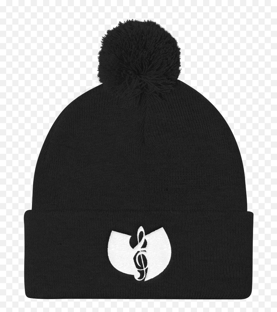 Official Hell Razah Music Inc Smuve Note Logo Designer Embroidered Pom Knit Cap Heaven Merch Graphics By Smuvemassbeatz - Beanie Png,Music Note Logo
