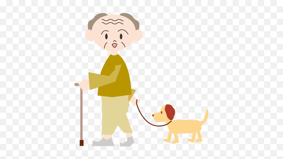 Dog Image Transparent Stock Png Files - Grandpa Has Dog Clipart,Family Walking Png