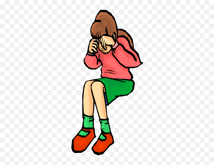 Girl Crying Clipart Png - Girl Crying Clipart Png,Cry Png