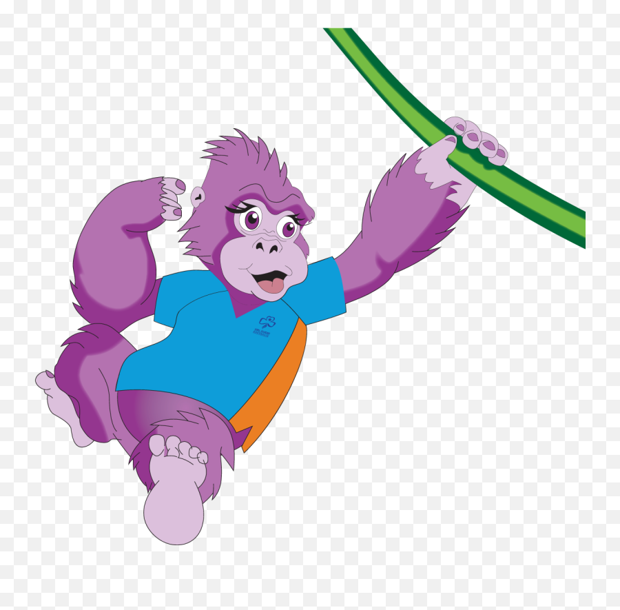 Introducing Gabi The Gorilla - Cartoon Png,Gorilla Cartoon Png