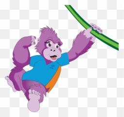 Introducing Gabi The Gorilla - Cartoon Png,Gorilla Cartoon Png