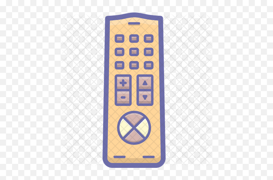 Tv Remote Icon Of Colored Outline Style - Tv Remote Black And White Png,Tv Remote Png