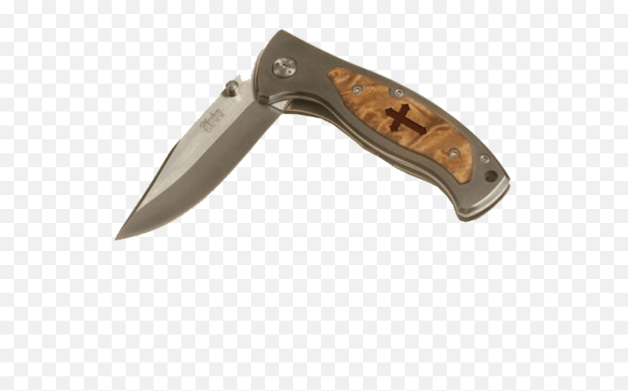 Pocket Knife Light Blade Size - Pocket Knife With Cross Png,Pocket Knife Png