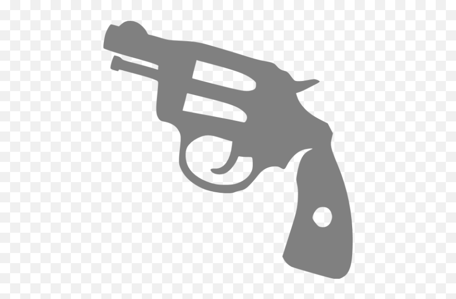 Gray Gun 2 Icon - Gambar Senjata Free Fire Hitam Putih Png,Revolver Transparent