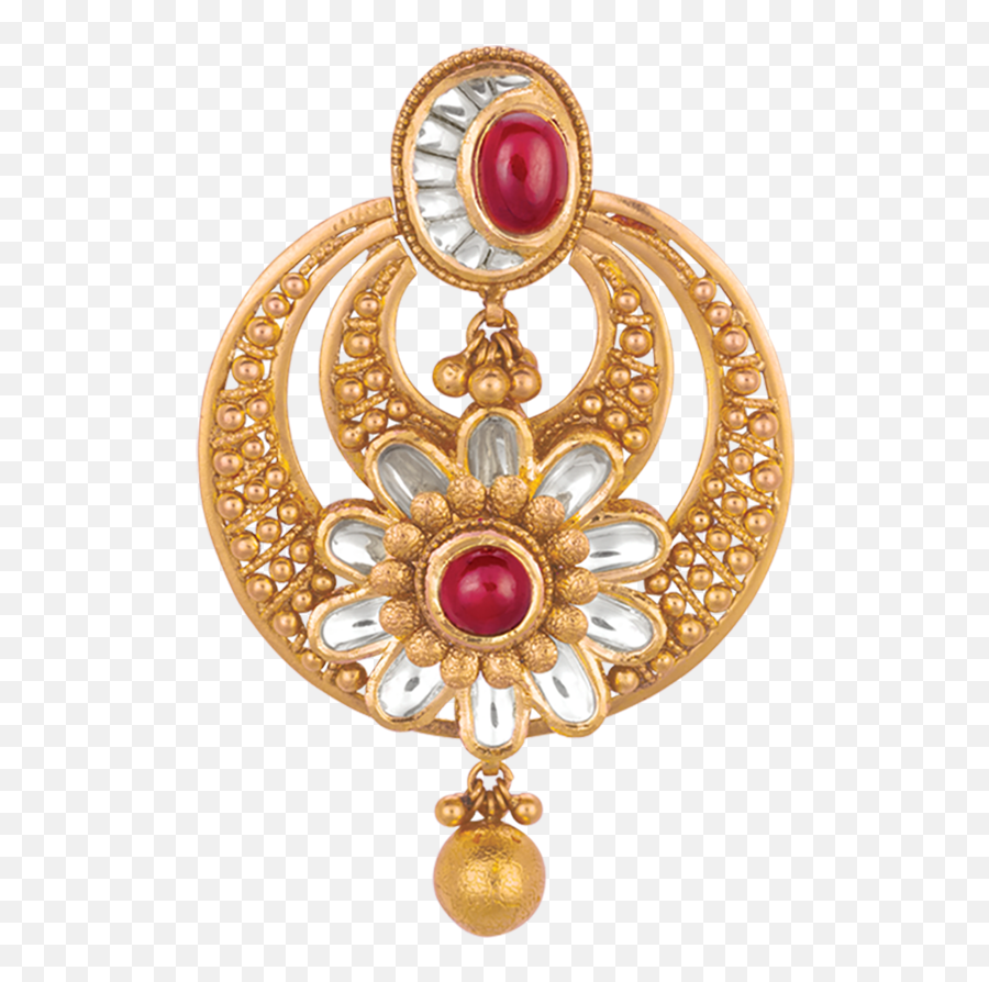Antara Chandbali Gold Earring - Earrings Gold Png Jewellers,Gold Earring Png