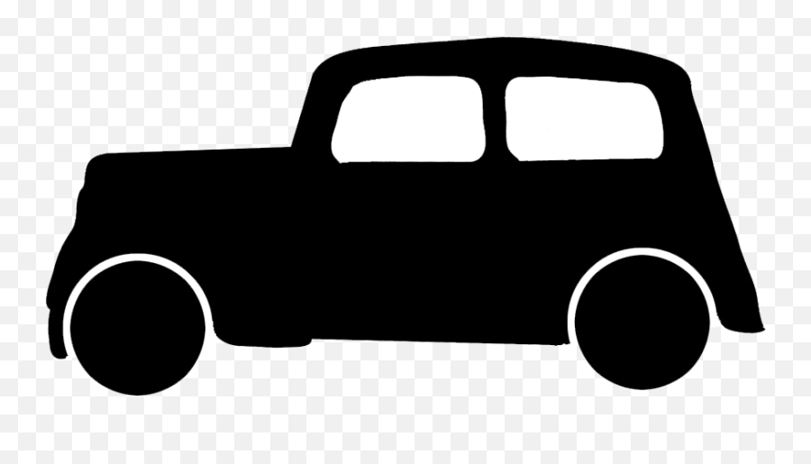 Vintage Car Silhouette Png - Car In 1920s Clipart,Car Silhouette Png