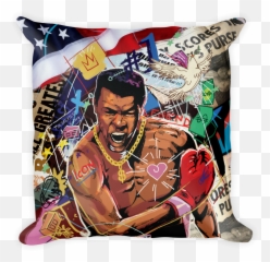 Muhammad Ali - I Am The Greatest Premium Pillow Cushion Png,Muhammad Ali Png