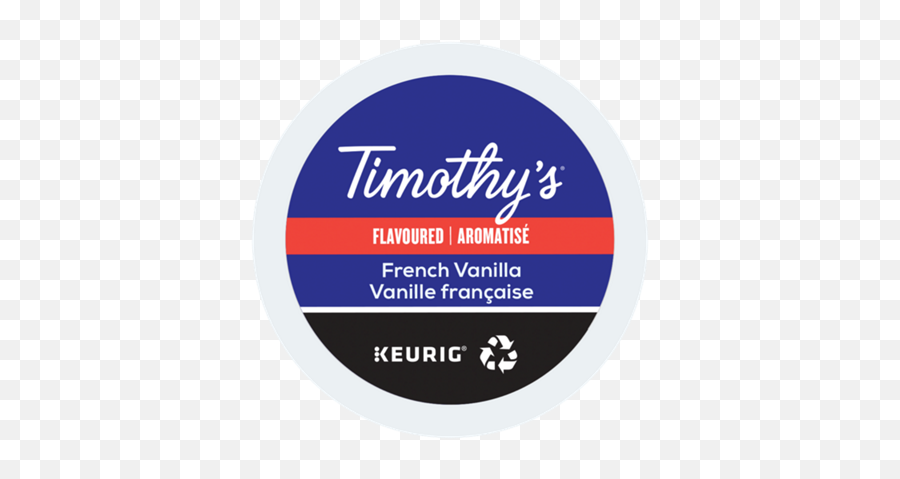 Keurig K Cup Timothyu0027s French Vanilla Medium Roast 96case - Keurig Png,Keurig Png