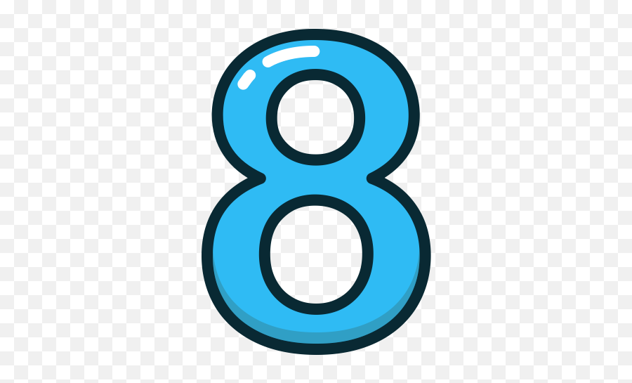 Number 8 Png High - Eight Number,8 Png
