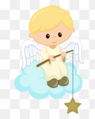 Angel Clipart Clip Art Communion - Anjinho Batizado Png,Boy Clipart Png