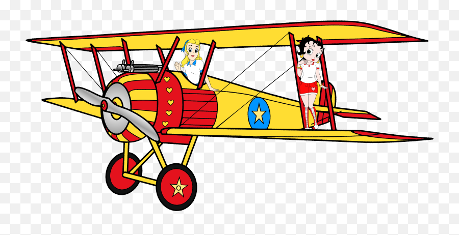 Betty Boop Images Sally - Cartoon Png,Biplane Png
