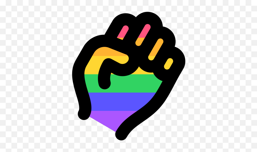 Lgbtiaq Fist Pride Icon - Pride Icon Png,Pride Png