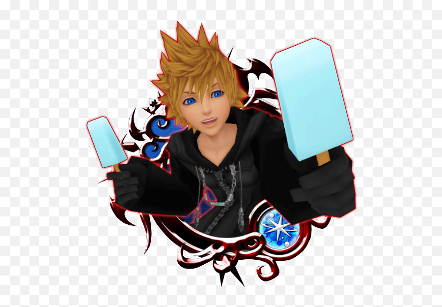Sp Roxas - Axel Roxas And Xion Png,Roxas Png