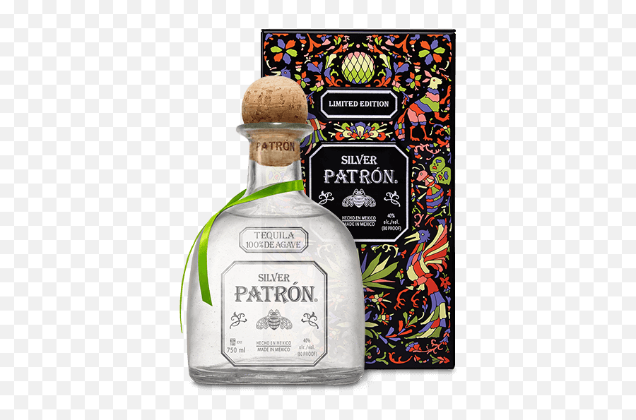 Patron Silver Mexican Heritage Tequila - Patron Silver Tequila 375ml Png,Patron Bottle Png