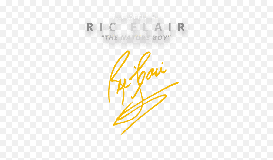Ric Flair - Calligraphy Png,Ric Flair Png