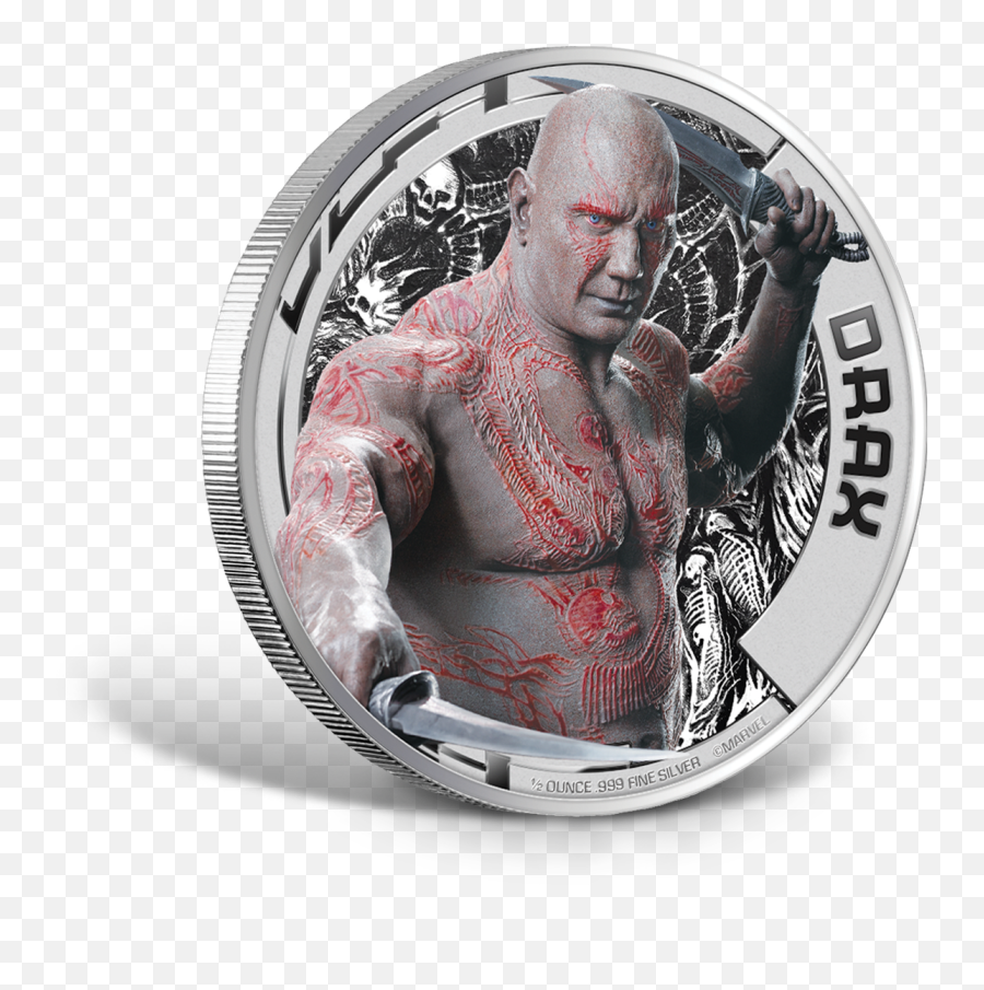 Guardians Of The Galaxy Vol 2 - 2017 5 12 Oz Proof Pure Silver Coins Oversize Lunch Box Smartminting The Coin Shoppe Private Mint Guardians Of The Galaxy Volume 2 2017 Collectible Oz Png,Drax Png