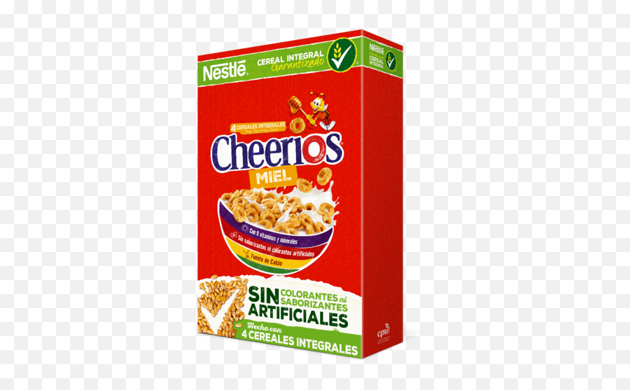 Download Un Estuche De Cereal Cheerios - Nestle Png,Cheerios Png