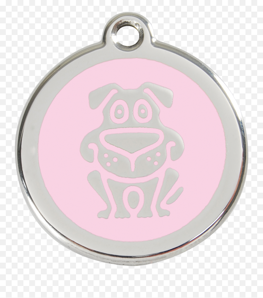 Red Dingo Enamel Tag Dog Pink 01 - Solid Png,Pink Dog Logo
