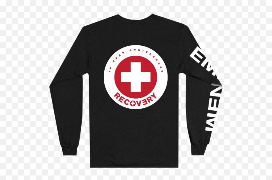 Eminem Recovery 10th Anniversary - Recovery 10th Anniversary Long Sleeve Png,Eminem Logo