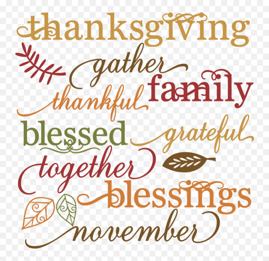 Thanksgiving Pictures - Blessed Thanksgiving Family And Friends Png,Thanksgiving Clipart Transparent