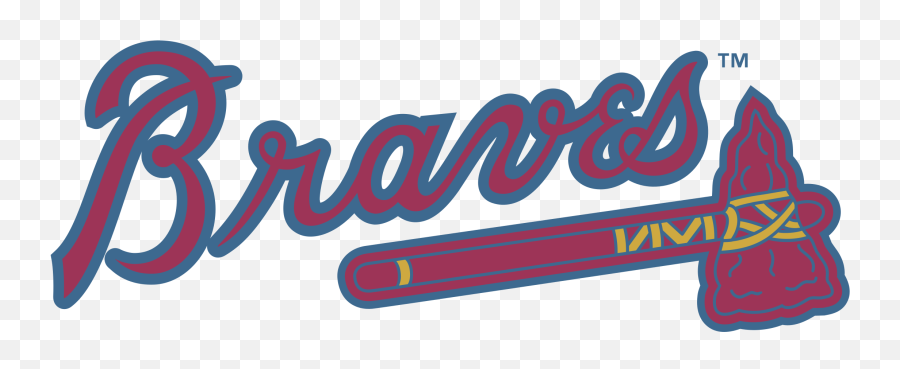 Download Hd Atlanta Braves 2 Logo Png Transparent - Baseball Atlanta Braves,Outlast 2 Logo Png