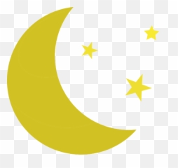 Night Stars Png - Moon And Clipart