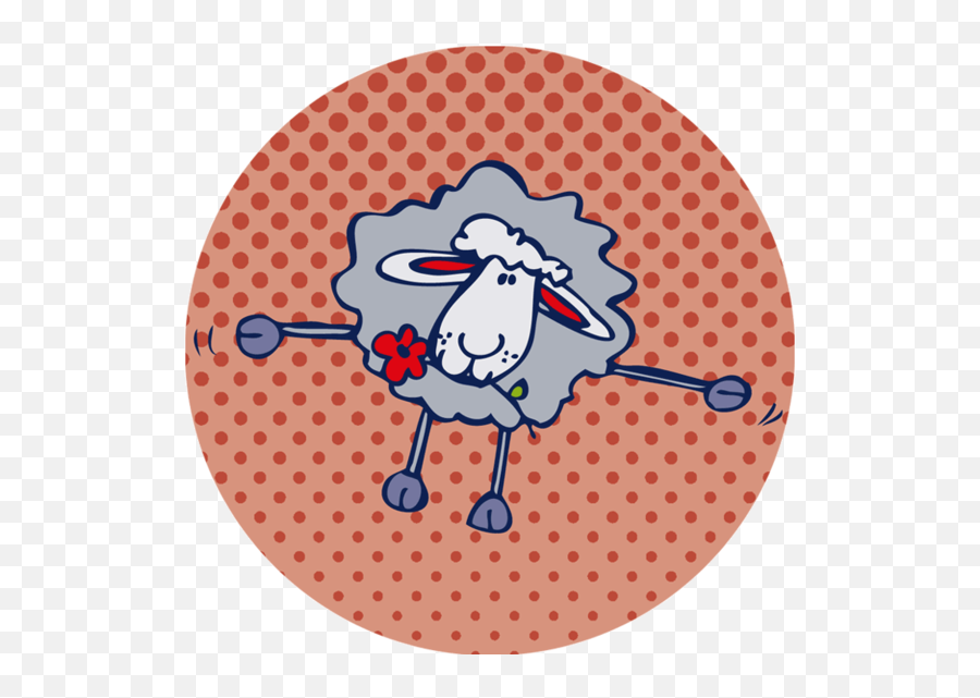 Counting Sheep Round Picture Classu003d - Transparent Golden Line Png,Sheep Transparent Background
