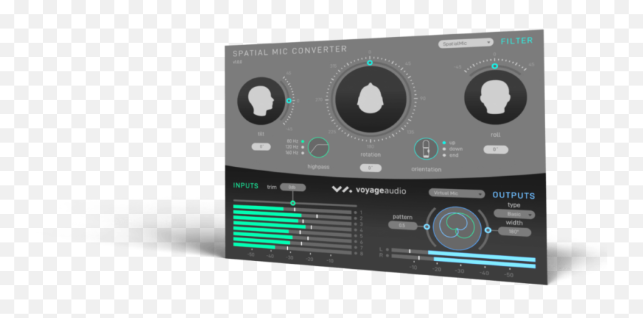 Spatial Mic 2nd Order Ambisonic - Horizontal Png,Mic And Refresh Icon Bottom Right