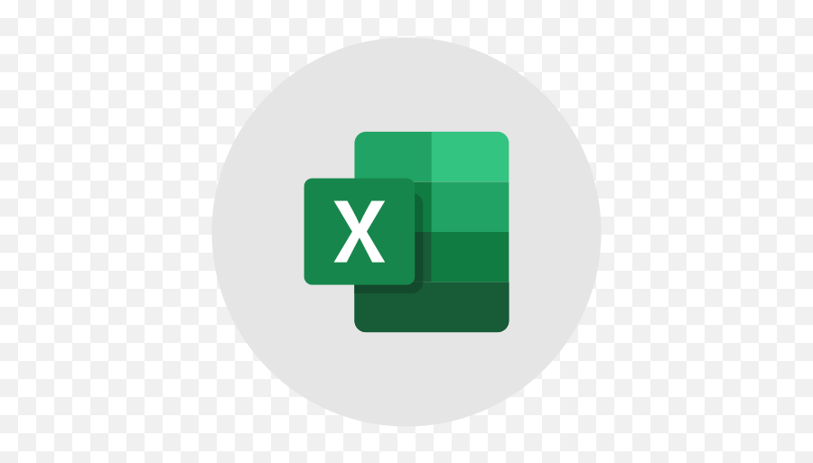 App Application Excel Logo Office - X Two Png,Excel Icon Image