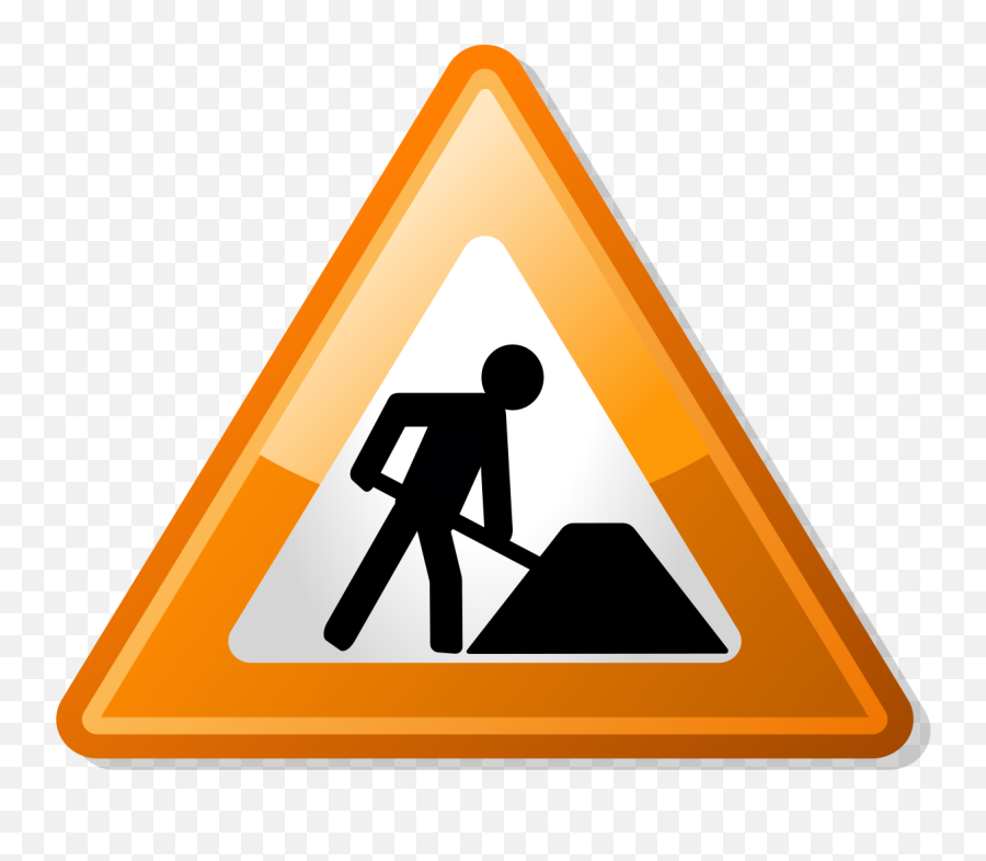 Under Construction Icon - Construction Sign For Map Png,Work Icon Blue