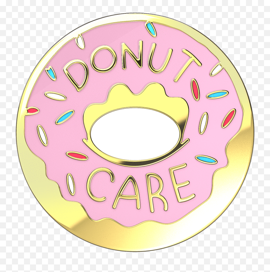 Enamel Donut Care Popgrip - Popsockets Donut Png,Rebel Donut Icon
